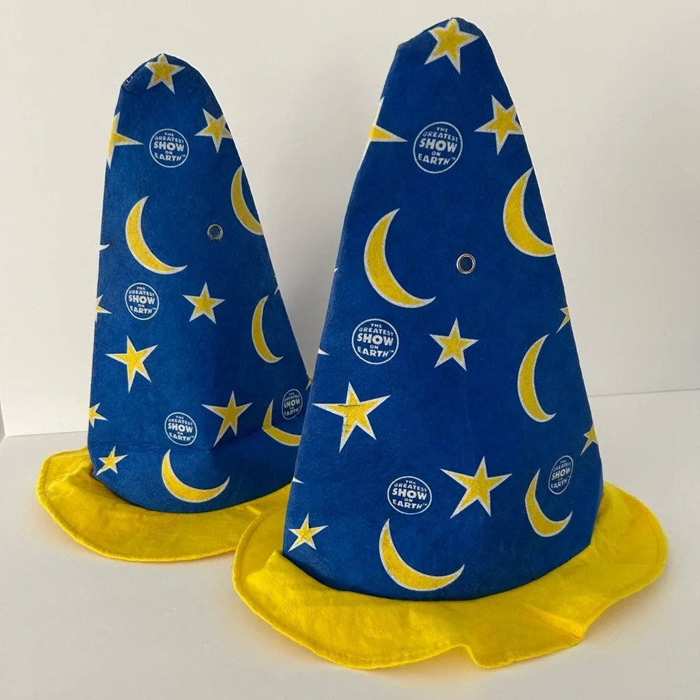 🦋 5/$25 - (2008) Ringling Brothers ‘Greatest Show On Earth’ Circus Wizard Hats